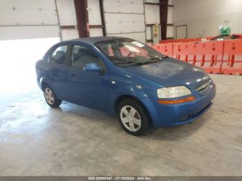  Salvage Chevrolet Aveo