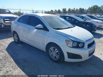  Salvage Chevrolet Sonic