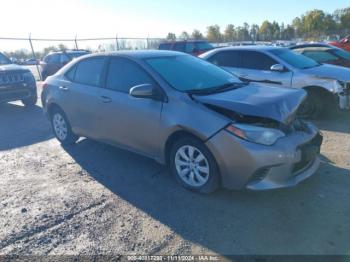  Salvage Toyota Corolla