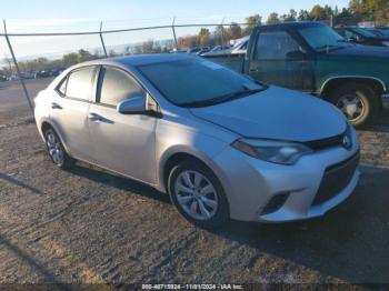  Salvage Toyota Corolla