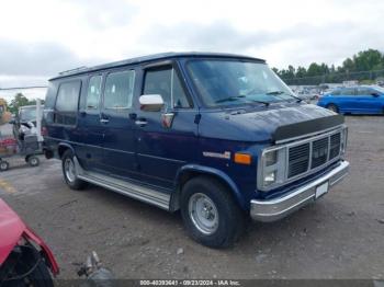  Salvage GMC Rally Wagon   Van