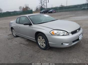  Salvage Chevrolet Monte Carlo