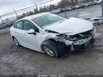  Salvage Chevrolet Cruze