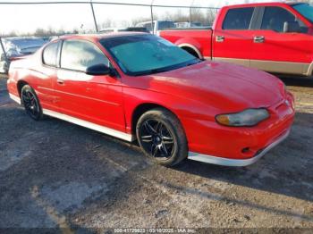  Salvage Chevrolet Monte Carlo