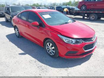  Salvage Chevrolet Cruze