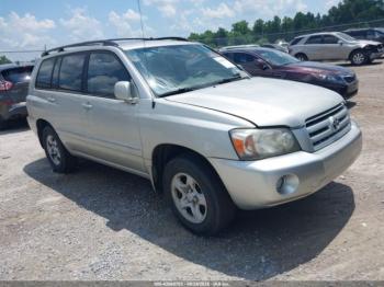  Salvage Toyota Highlander