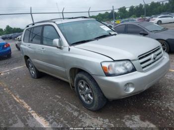  Salvage Toyota Highlander