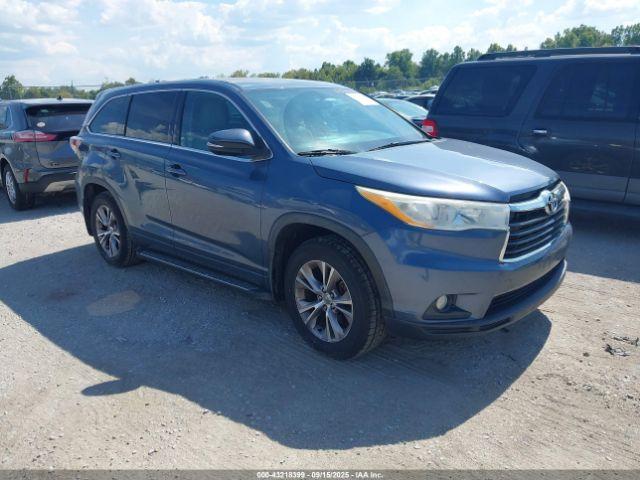  Salvage Toyota Highlander