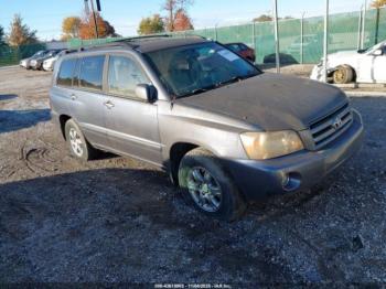  Salvage Toyota Highlander