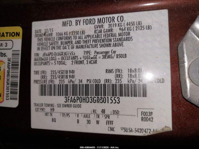 Ford Fusion Se Image 16