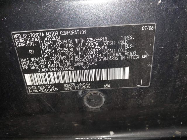 Toyota RAV4 Sport V6 Image 10