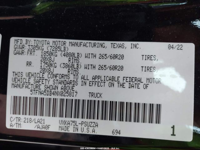 Toyota Tundra Platinum Image 10