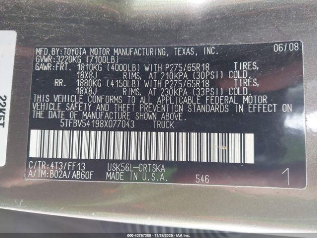 Toyota Tundra Sr5 5.7l V8 Image 13