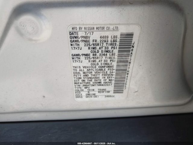 Nissan Rogue S Image 15