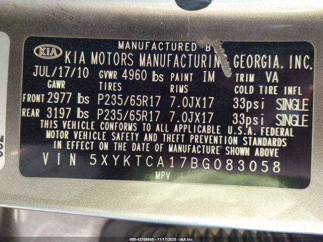 Kia Sorento Lx Image 3