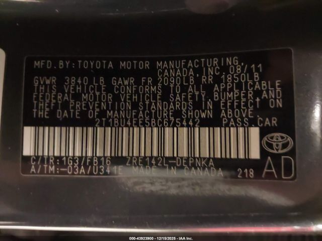 Toyota Corolla Le Image 9