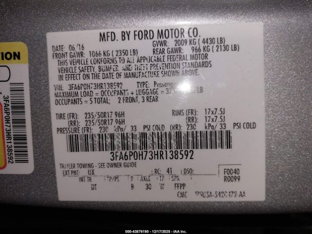 Ford Fusion Se Image 17