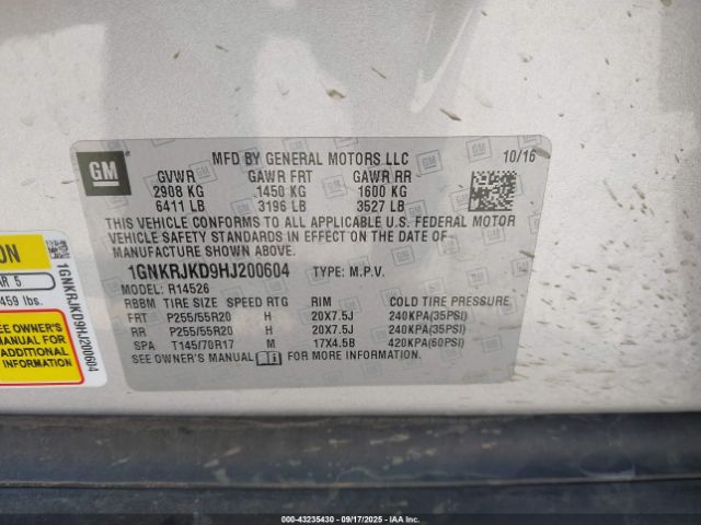 Chevrolet Traverse Premier Image 8