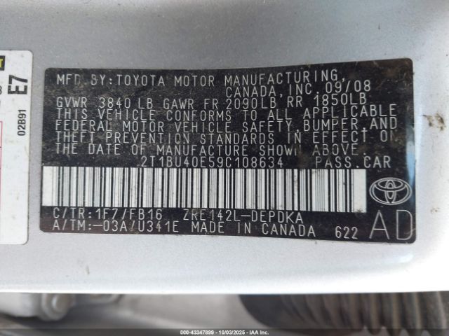 Toyota Corolla Le Image 9