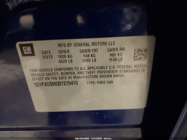 Chevrolet Cruze Ls Auto Image 9