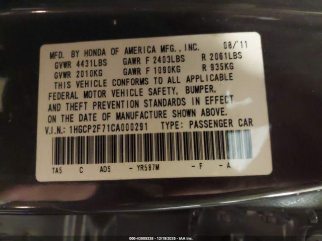 Honda Accord 2.4 Ex Image 10