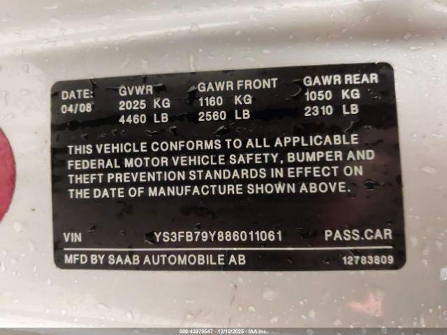 Saab 9-3 2.0t Image 8