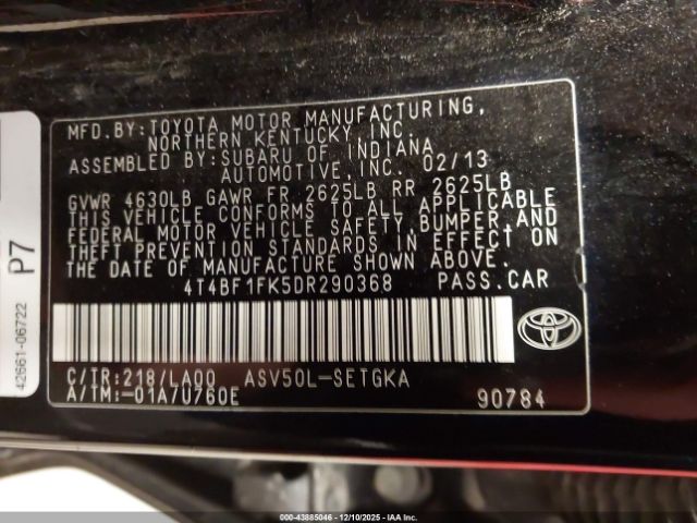 Toyota Camry Xle Image 15