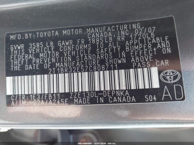 Toyota Corolla Le Image 11