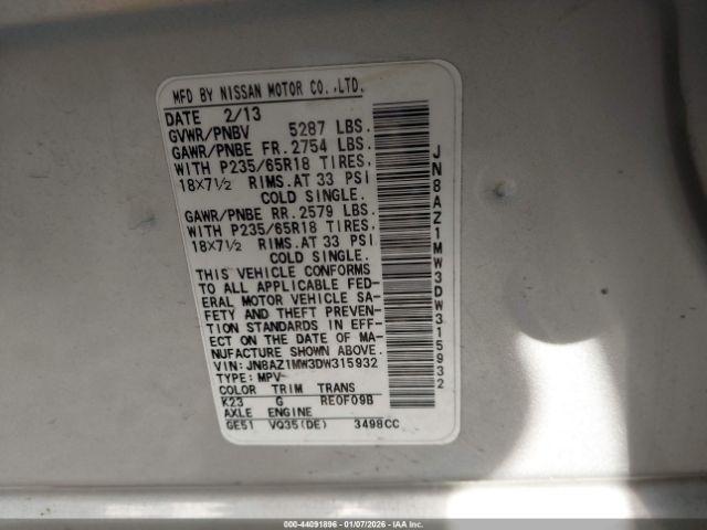 Nissan Murano Sv Image 7